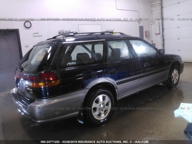 4S3BG6857X7608784 - 1999 SUBARU LEGACY OUTBACK/SSV/LIMITED/30TH BLUE photo 4