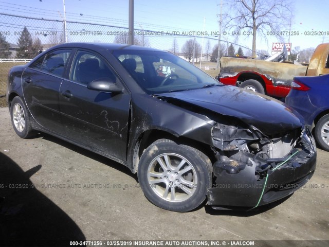 1G2ZF55B664188252 - 2006 PONTIAC G6 SE GRAY photo 1