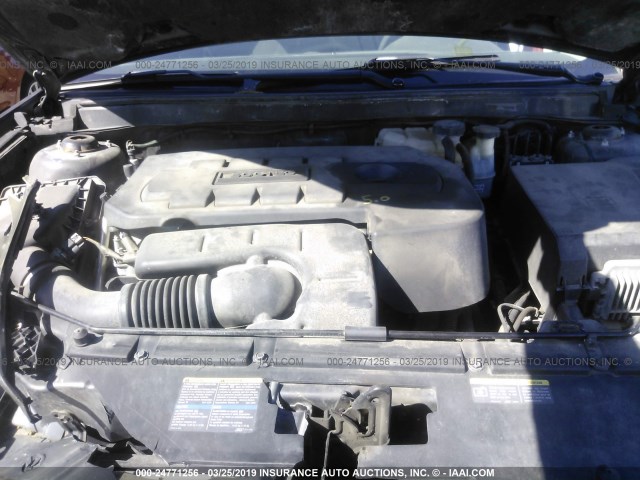 1G2ZF55B664188252 - 2006 PONTIAC G6 SE GRAY photo 10