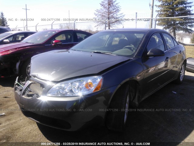 1G2ZF55B664188252 - 2006 PONTIAC G6 SE GRAY photo 2