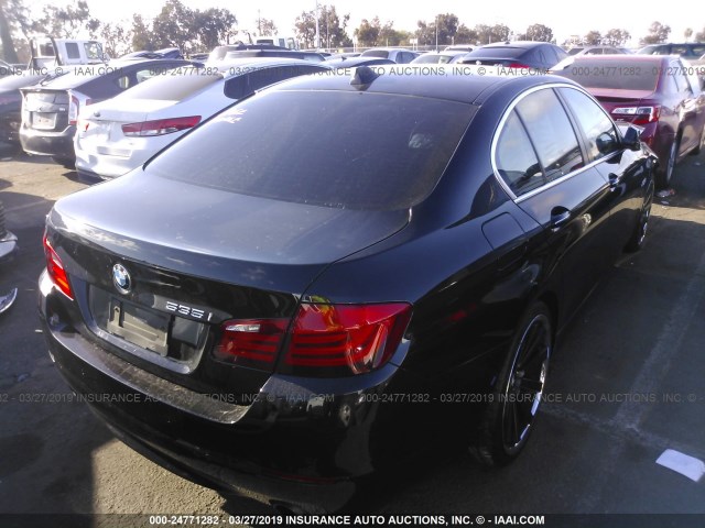 WBAFR7C55CC808814 - 2012 BMW 535 I BLACK photo 4