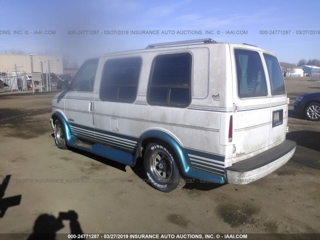 1GBDM19W9SB174146 - 1995 CHEVROLET ASTRO WHITE photo 3