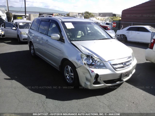 5FNRL38626B425903 - 2006 HONDA ODYSSEY EXL GRAY photo 1