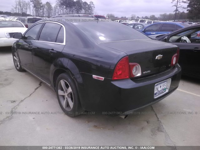 1G1ZJ57B494188755 - 2009 CHEVROLET MALIBU 2LT BLACK photo 1