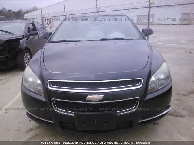 1G1ZJ57B494188755 - 2009 CHEVROLET MALIBU 2LT BLACK photo 6