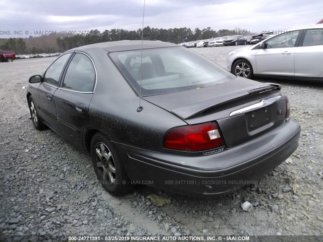 1MEFM50U62G629284 - 2002 MERCURY SABLE GS/GS PLUS GRAY photo 3