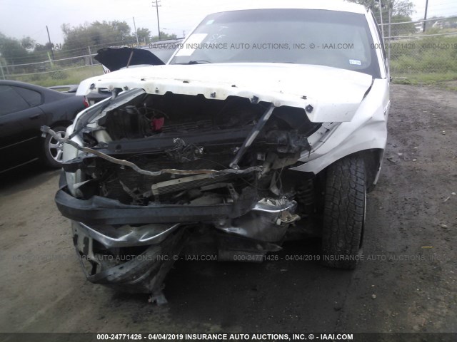 1FTFX1EF6DKF27611 - 2013 FORD F150 SUPER CAB WHITE photo 6