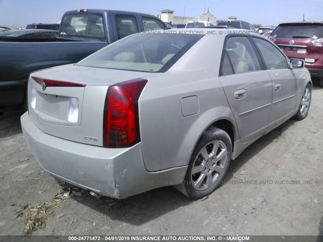 1G6DP577970108689 - 2007 CADILLAC CTS HI FEATURE V6 GOLD photo 4