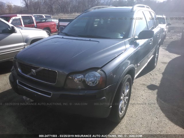 YV4CZ852861304074 - 2006 VOLVO XC90 V8 GRAY photo 2