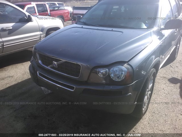 YV4CZ852861304074 - 2006 VOLVO XC90 V8 GRAY photo 6