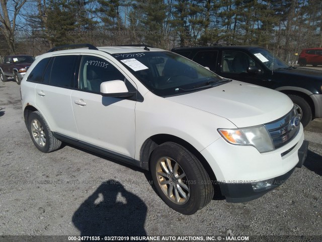 2FMDK38C79BA53555 - 2009 FORD EDGE SEL WHITE photo 1