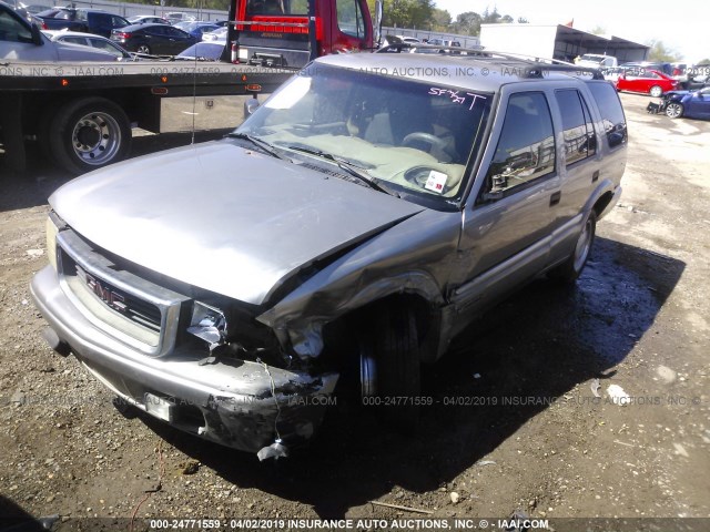 1GKCS13W2X2545584 - 1999 GMC JIMMY TAN photo 2