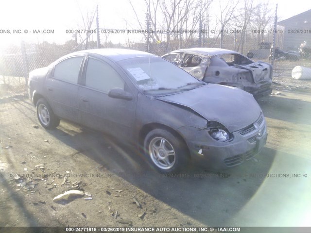 1B3ES26C33D245001 - 2003 DODGE NEON SE GRAY photo 1