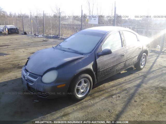 1B3ES26C33D245001 - 2003 DODGE NEON SE GRAY photo 2