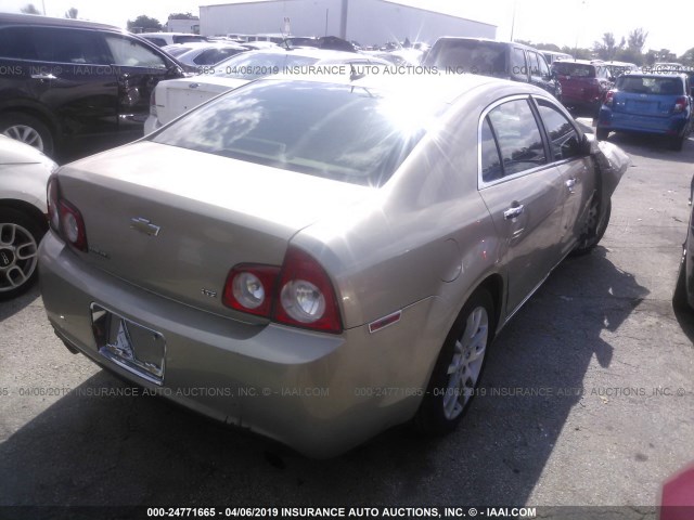 1G1ZK57718F255565 - 2008 CHEVROLET MALIBU LTZ GOLD photo 4