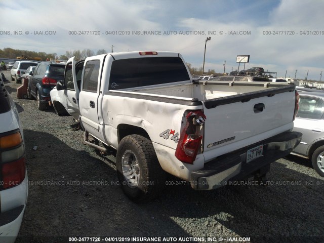 2GCEK13Z971129692 - 2007 CHEVROLET SILVERADO K1500 CLASSIC CREW CAB WHITE photo 3