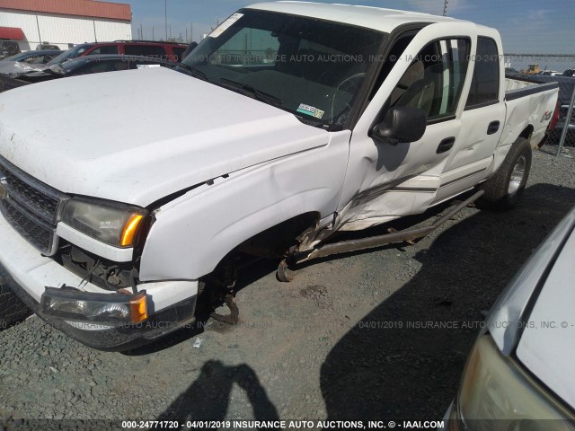 2GCEK13Z971129692 - 2007 CHEVROLET SILVERADO K1500 CLASSIC CREW CAB WHITE photo 6