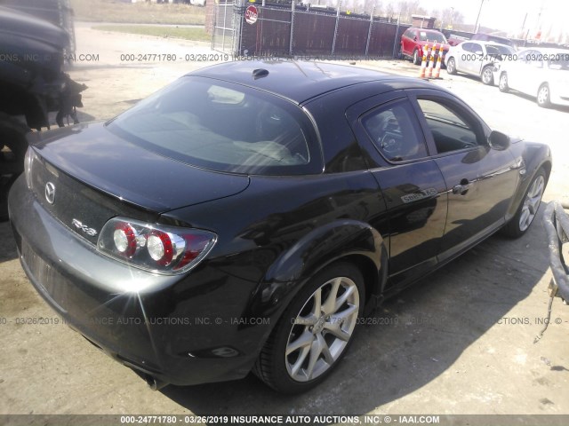 JM1FE1S42B0405491 - 2011 MAZDA RX8 BLACK photo 4