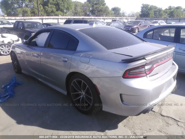 2C3CDXGJ8JH279790 - 2018 DODGE CHARGER R/T 392 SILVER photo 3