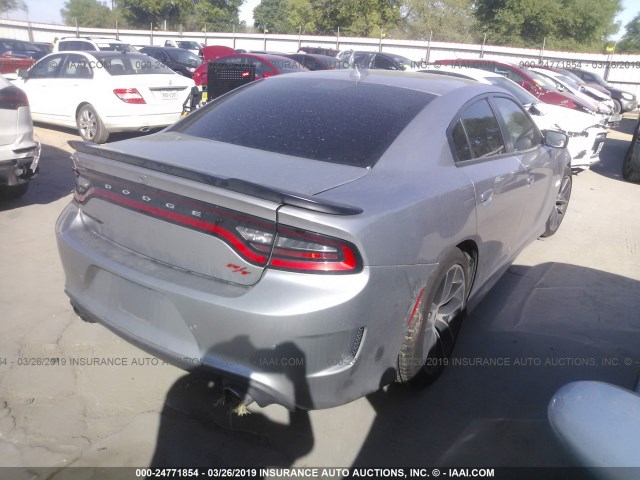 2C3CDXGJ8JH279790 - 2018 DODGE CHARGER R/T 392 SILVER photo 4