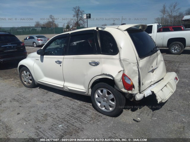 3C8FY68BX5T641807 - 2005 CHRYSLER PT CRUISER LIMITED WHITE photo 3