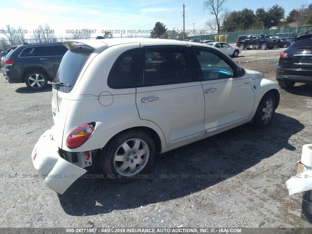 3C8FY68BX5T641807 - 2005 CHRYSLER PT CRUISER LIMITED WHITE photo 4