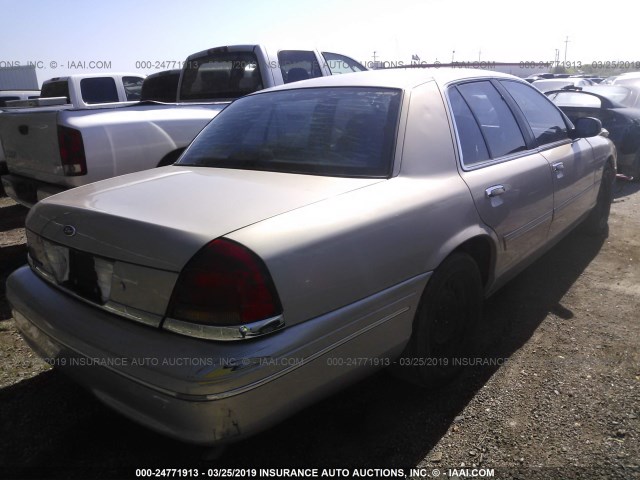 2FAFP73W4WX121564 - 1998 FORD CROWN VICTORIA  TAN photo 4