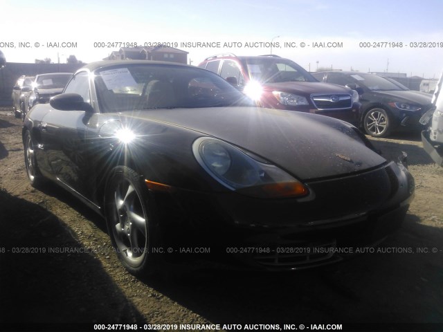 WP0CA2985YU624105 - 2000 PORSCHE BOXSTER BLACK photo 1