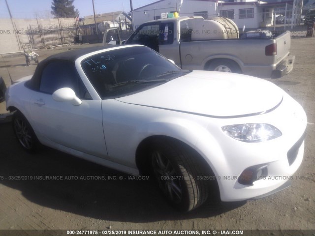 JM1NC2JF3D0232769 - 2013 MAZDA MX-5 MIATA SPORT WHITE photo 1