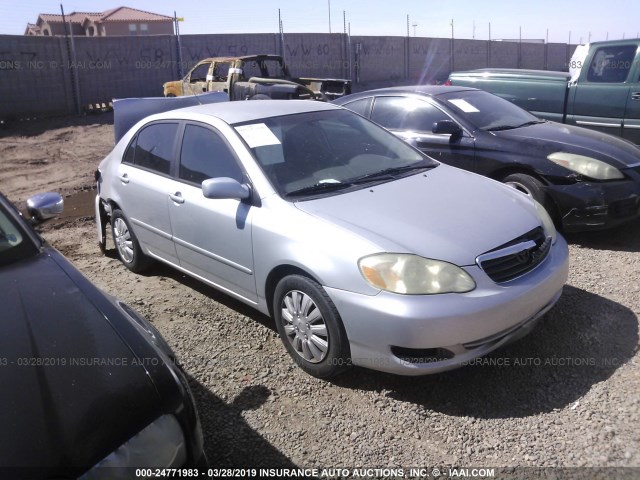 1NXBR32E66Z587942 - 2006 TOYOTA COROLLA CE/LE/S SILVER photo 1