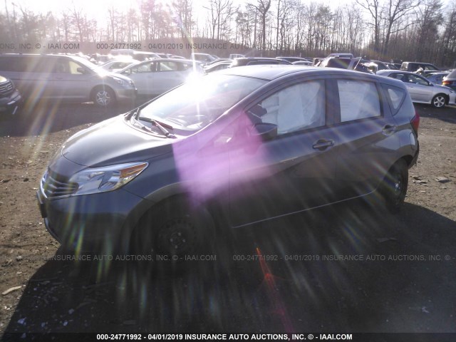 3N1CE2CP7GL376035 - 2016 NISSAN VERSA NOTE S/S PLUS/SV/SL/SR GRAY photo 2