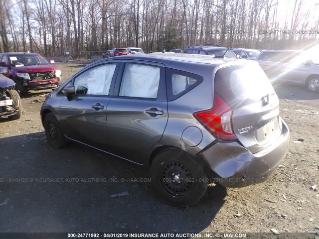 3N1CE2CP7GL376035 - 2016 NISSAN VERSA NOTE S/S PLUS/SV/SL/SR GRAY photo 3