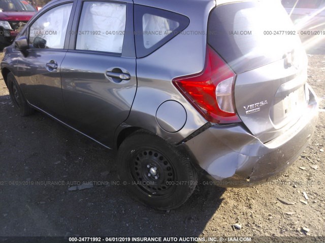 3N1CE2CP7GL376035 - 2016 NISSAN VERSA NOTE S/S PLUS/SV/SL/SR GRAY photo 6