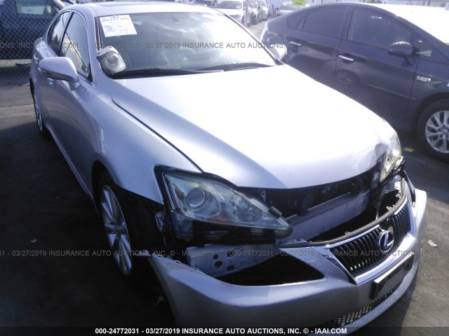 JTHBK262692086759 - 2009 LEXUS IS 250 SILVER photo 1