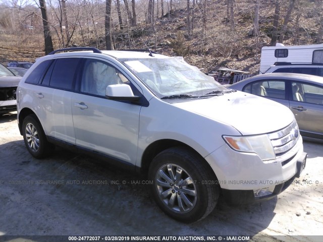 2FMDK48C17BB14935 - 2007 FORD EDGE SEL WHITE photo 1