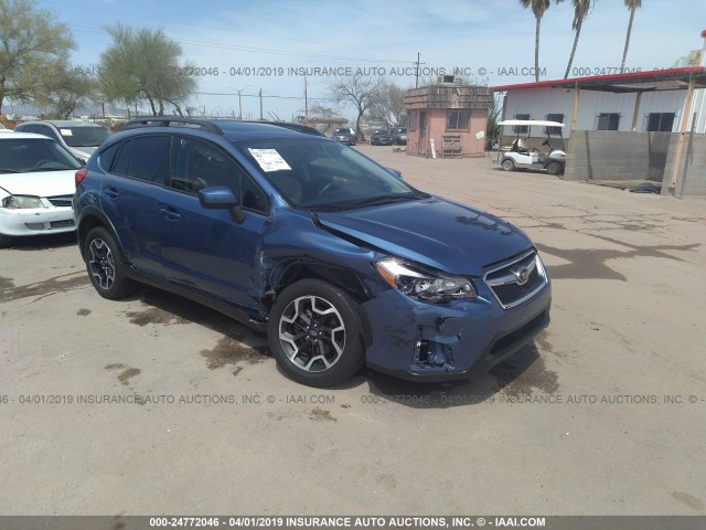 JF2GPABC2G8226352 - 2016 SUBARU CROSSTREK PREMIUM BLUE photo 1