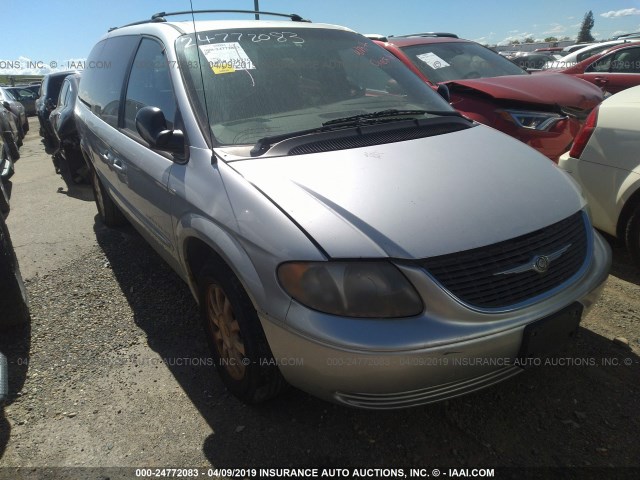 2C8GP74L91R395843 - 2001 CHRYSLER TOWN & COUNTRY EX SILVER photo 1