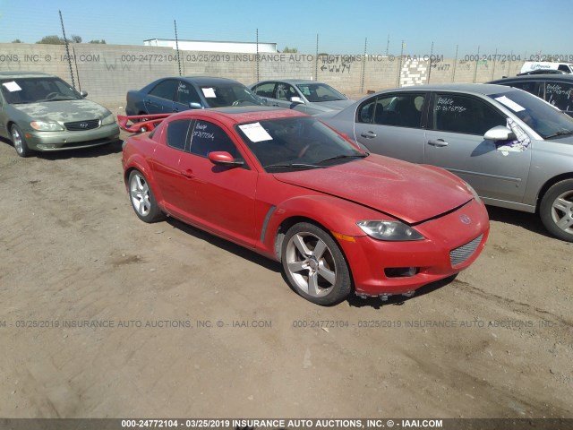 JM1FE17N440125964 - 2004 MAZDA RX8 RED photo 1