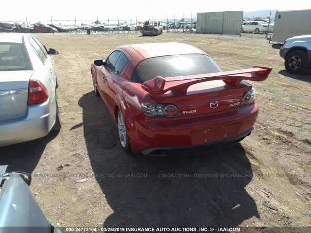 JM1FE17N440125964 - 2004 MAZDA RX8 RED photo 3