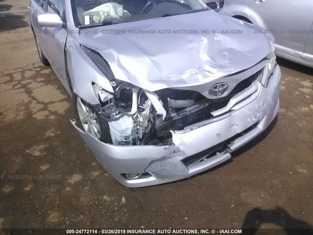 4T1BK3EK1BU122033 - 2011 TOYOTA CAMRY SE/LE/XLE SILVER photo 6