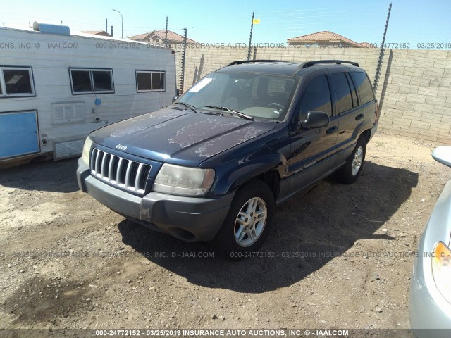 1J4GX48S74C267867 - 2004 JEEP GRAND CHEROKEE LAREDO/COLUMBIA/FREEDOM 蓝色 照片 2