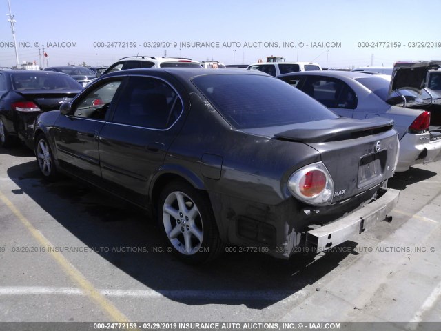 JN1DA31D13T513572 - 2003 NISSAN MAXIMA GLE/GXE/SE GRAY photo 3