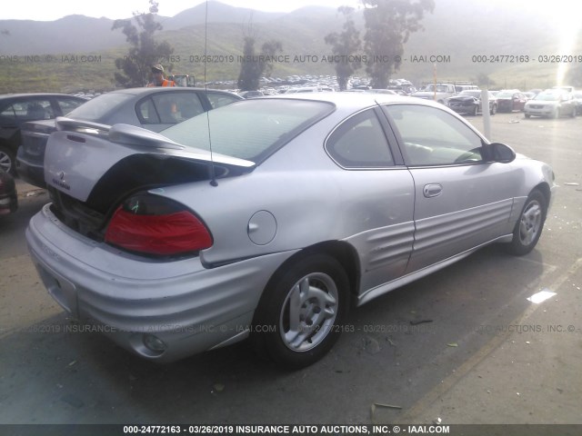 1G2NE12F62C306804 - 2002 PONTIAC GRAND AM SE GRAY photo 4