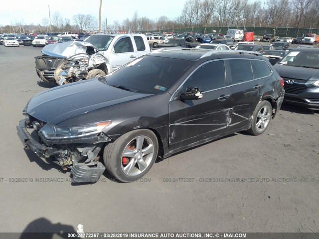 JH4CW2H66CC000201 - 2012 ACURA TSX TECH BLACK photo 2