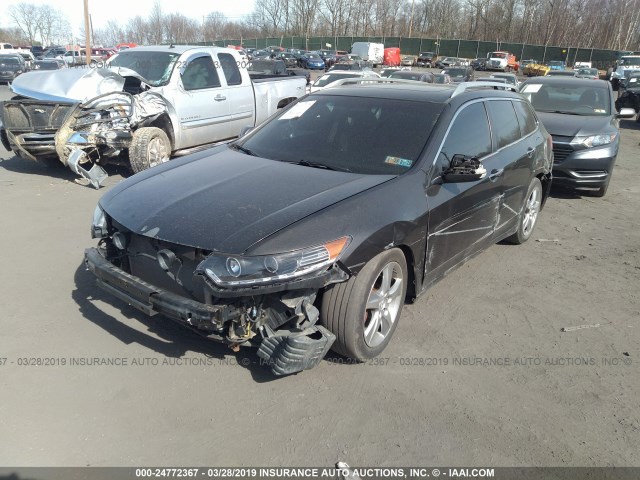 JH4CW2H66CC000201 - 2012 ACURA TSX TECH BLACK photo 6