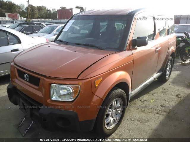 5J6YH28786L010835 - 2006 HONDA ELEMENT EX ORANGE photo 2