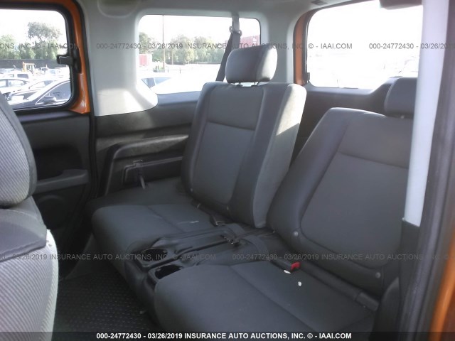 5J6YH28786L010835 - 2006 HONDA ELEMENT EX ORANGE photo 8