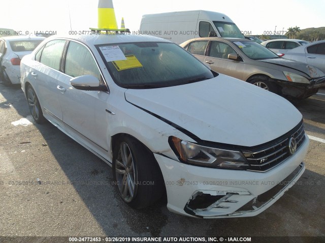 1VWDT7A34HC083840 - 2017 VOLKSWAGEN PASSAT R-LINE WHITE photo 1