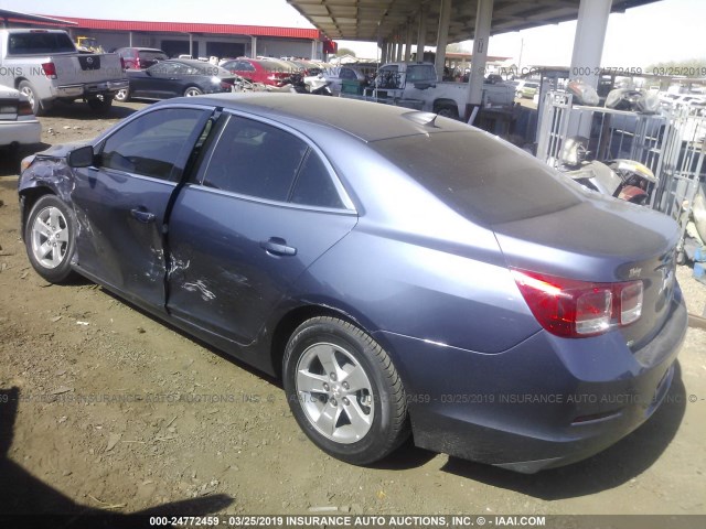1G11B5SL6FF287684 - 2015 CHEVROLET MALIBU LS BLUE photo 3