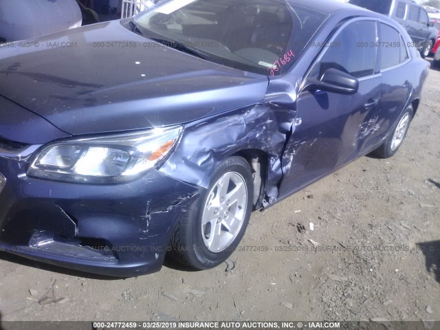 1G11B5SL6FF287684 - 2015 CHEVROLET MALIBU LS BLUE photo 6